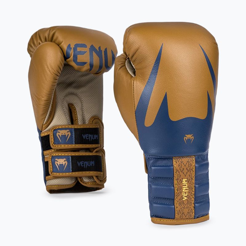 Boxhandschuhe Venum Reverso Boxing emerald green/gold 2