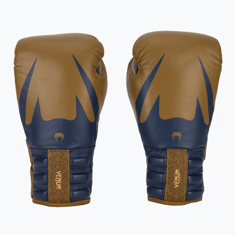 Boxhandschuhe Venum Reverso Boxing emerald green/gold 2