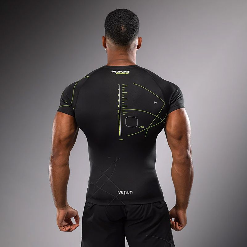 Venum Training Camp 4.0 Rashguard schwarz/neugrün Herren-Trainings-T-Shirt 2