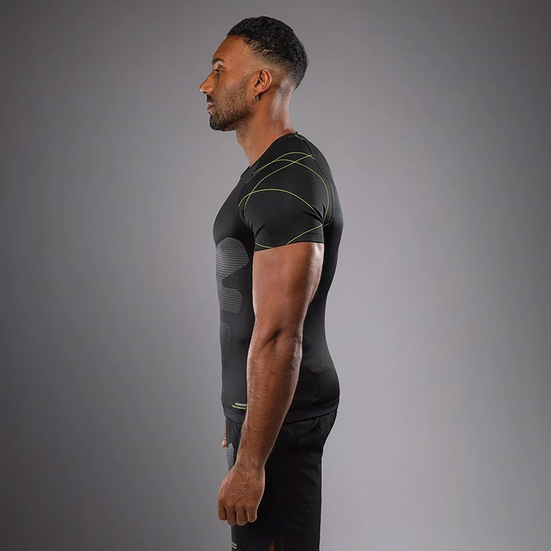 Venum Training Camp 4.0 Rashguard schwarz/neugrün Herren-Trainings-T-Shirt 4