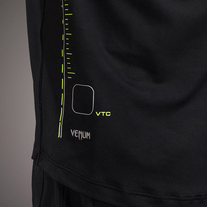 Venum Training Camp schwarz/neugrün Herren-Trainings-T-Shirt 5