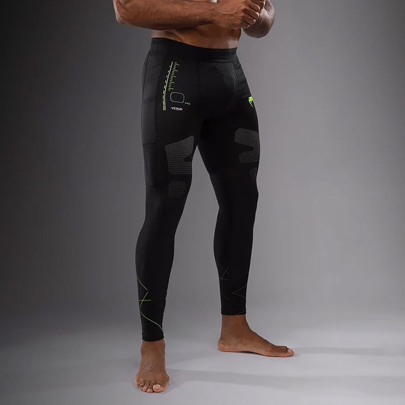 Venum Training Camp 4.0 schwarz/neugrün Herren Trainingsleggings 5