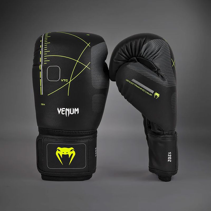 Venum Training Camp 4.0 schwarz/neo-grün Boxhandschuhe 2