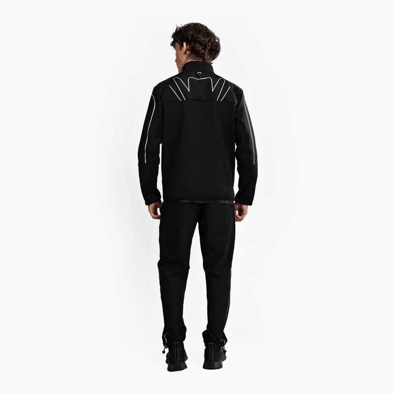 Herren Venum Paddock Softshell Langarm Jacke schwarz 3
