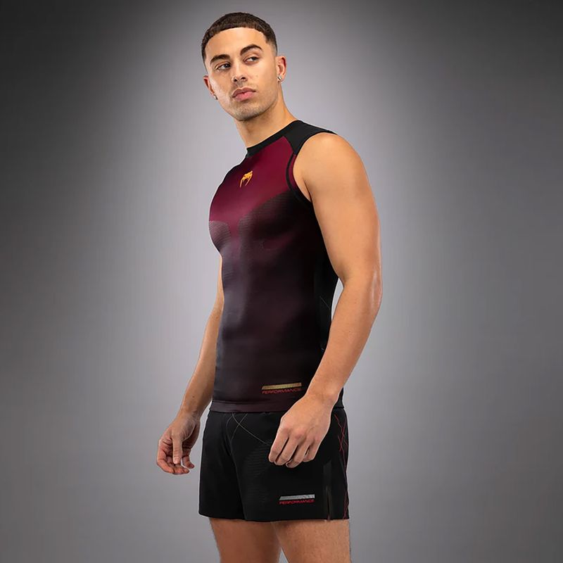 Venum Tactical XT 05522 Herren Trainings-T-Shirt Rashguards schwarz/burgund/gold 3