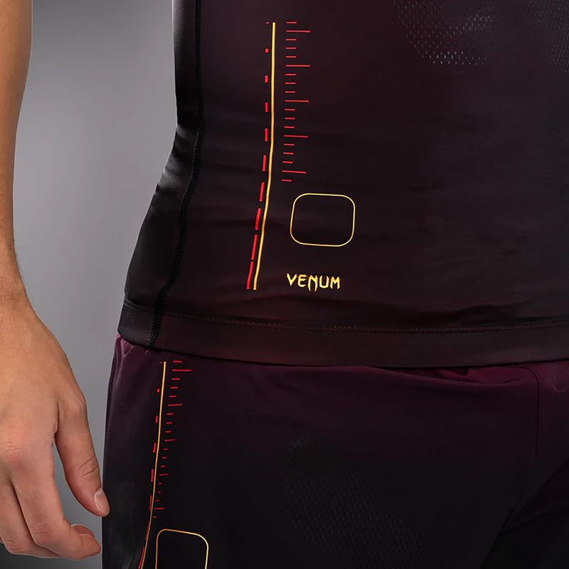 Venum Tactical XT 05522 Herren Trainings-T-Shirt Rashguards schwarz/burgund/gold 4
