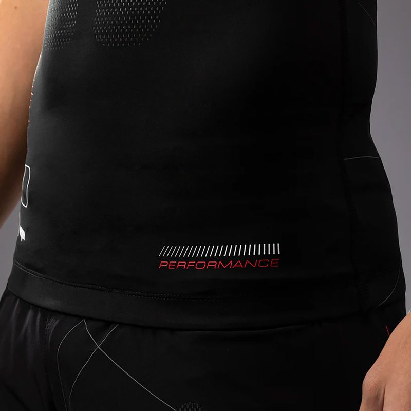 Herren Trainings-T-Shirt Venum Tactical XT Rashguards schwarz/feuerrot 9