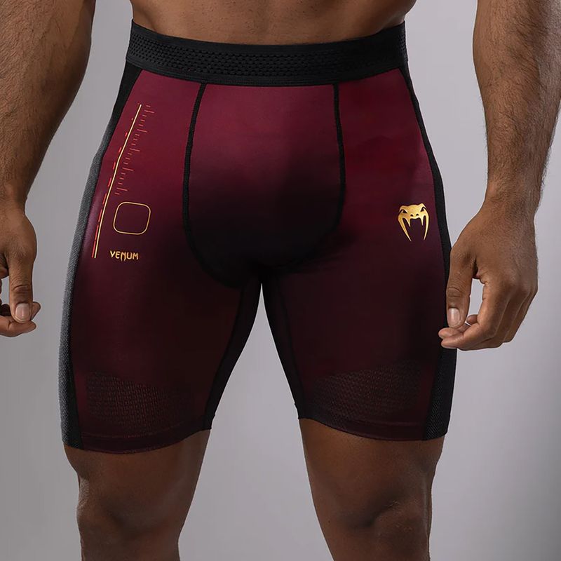 Venum Tactical XT Vale Tudo Herren Trainingsshorts schwarz/burgund/gold 6