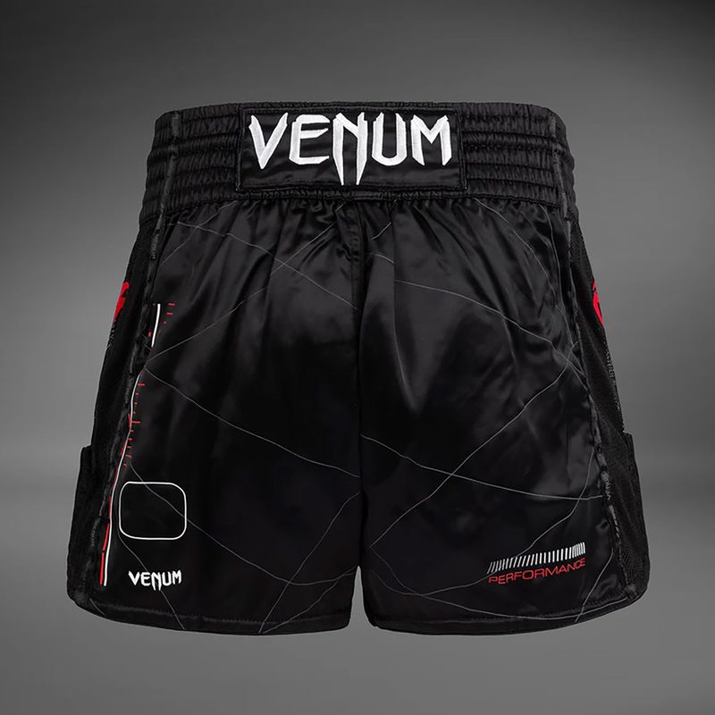 Herren Venum Tactical XT Muay Thai Trainingsshorts schwarz/feuerrot 2