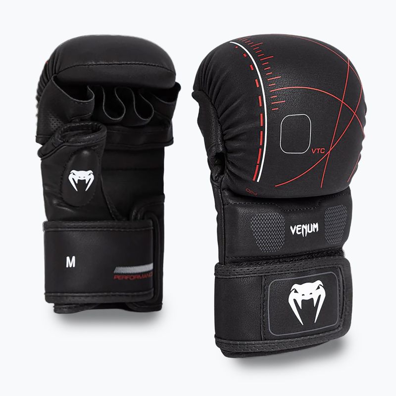 Venum Tactical XT schwarz/feuerrot Sparring Handschuhe