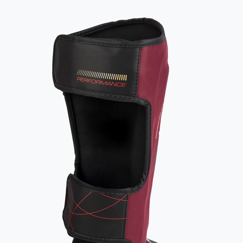 Damen Schienbein- und Fußschützer Venum Tactical XT Schienbeinschoner schwarz/burgund/gold 5