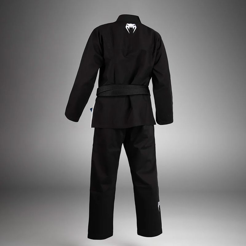 GI für brasilianisches Jiu-Jitsu Venum Contender 3.0 schwarz 2