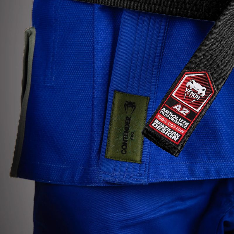 GI für brasilianisches Jiu-Jitsu Venum Contender Evo 2.0 royalblau 6