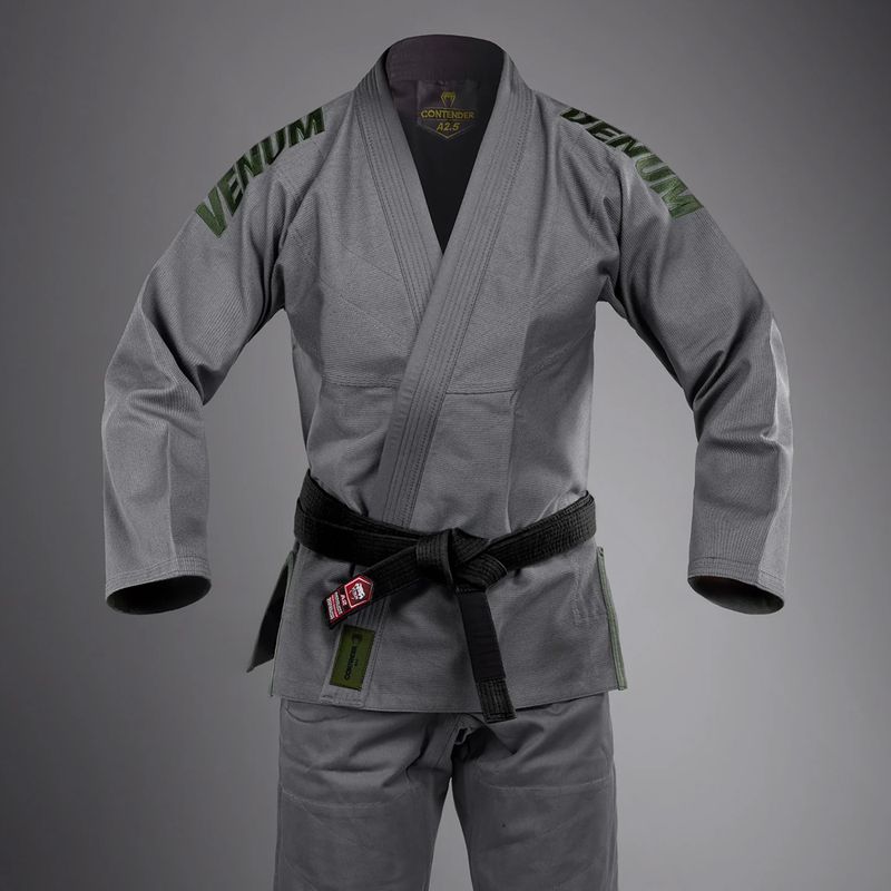 GI für brasilianisches Jiu-Jitsu Venum Contender Evo 2.0 storm grey 3