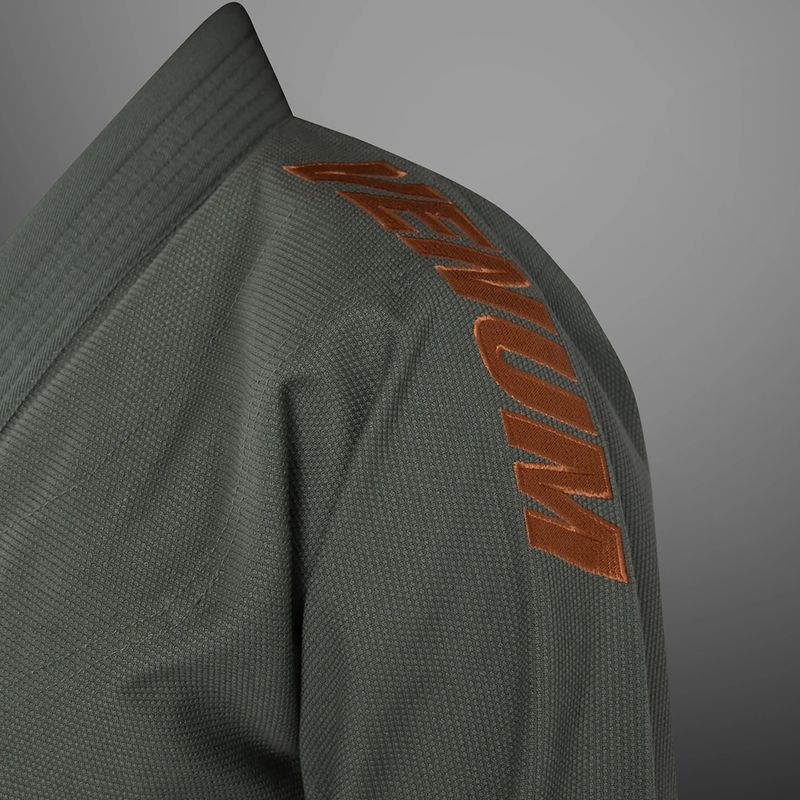 GI für brasilianisches Jiu-Jitsu Venum Contender Evo 2.0 tiefes Waldgrün 5