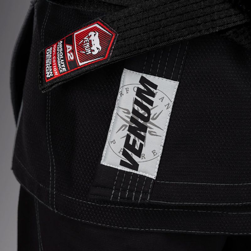 GI für brasilianisches Jiu-Jitsu Venum Elite 5.0 schwarz 7