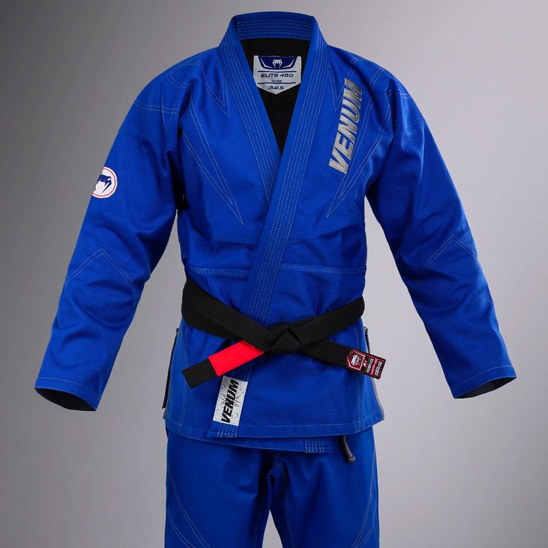 GI für brasilianisches Jiu-Jitsu Venum Elite 5.0 königsblau 3