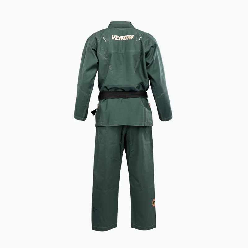 GI für brasilianisches Jiu-Jitsu Venum Elite 5.0 Waldgrün 2