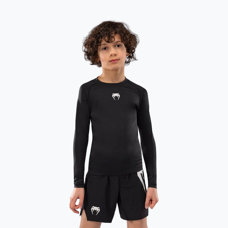 Venum Contender Rashguards Jr Kinder Training Longsleeve schwarz 2