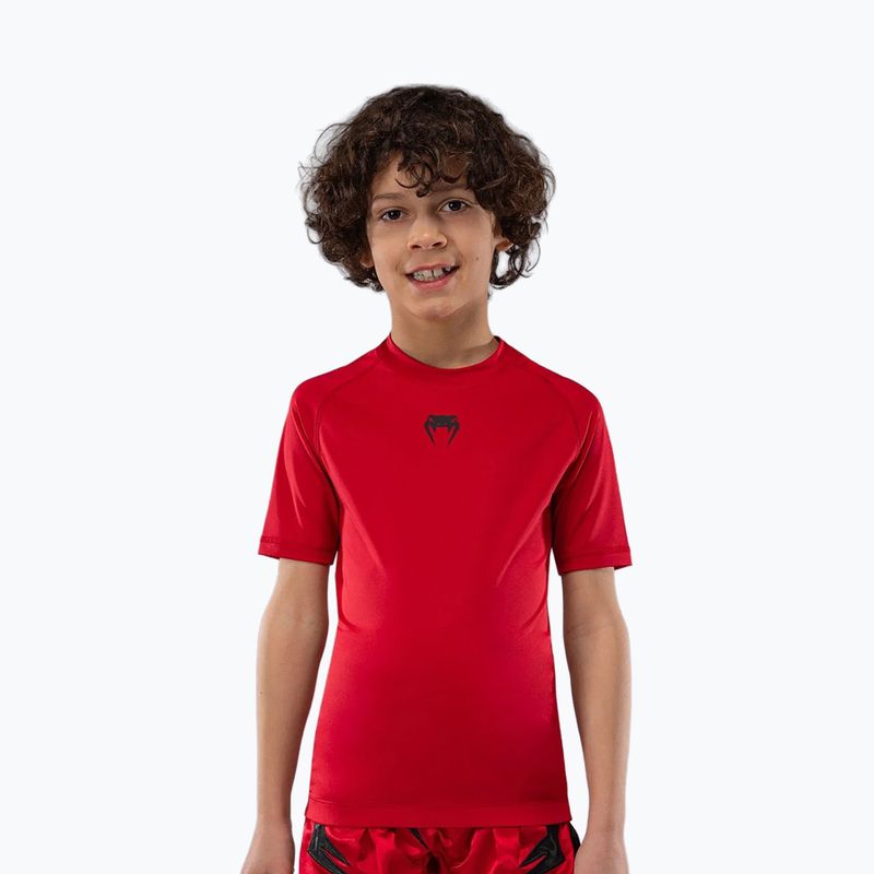 Venum Contender Rashguards Jr kirschrot Kinder Trainingsshirt