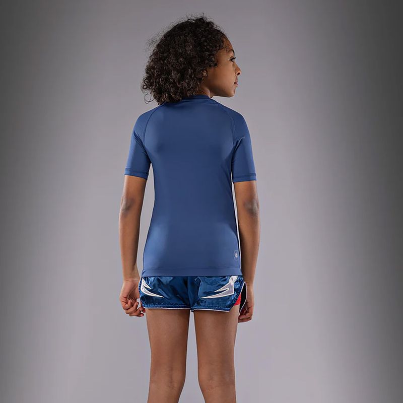 Venum Contender Rashguards Jr Kinder Trainingsshirt königsblau 2