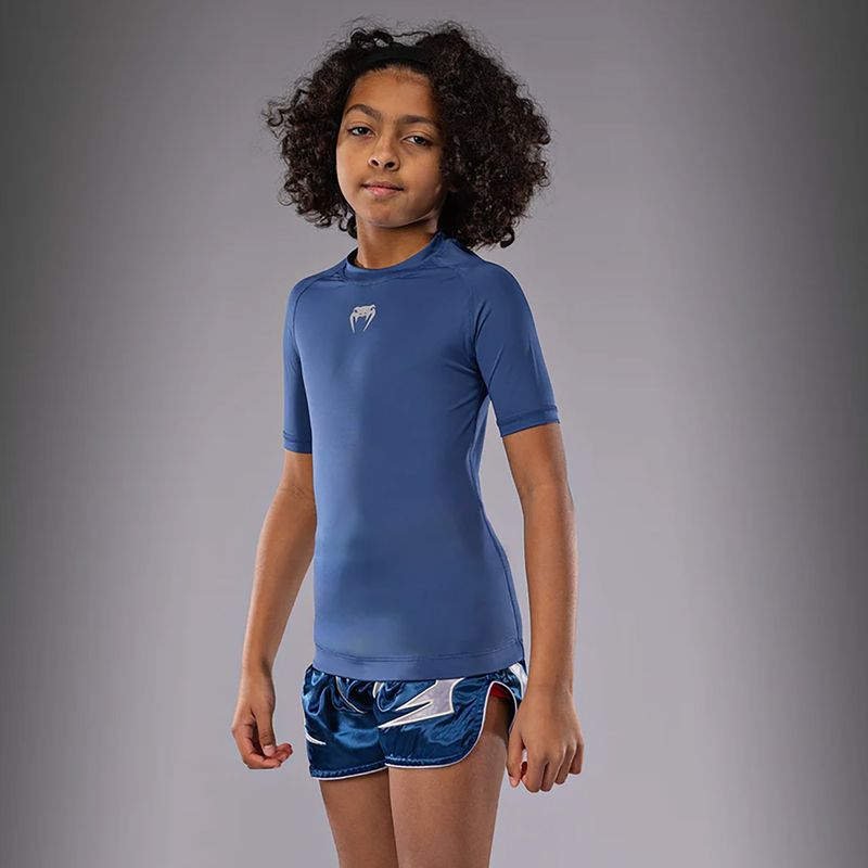 Venum Contender Rashguards Jr Kinder Trainingsshirt königsblau 3