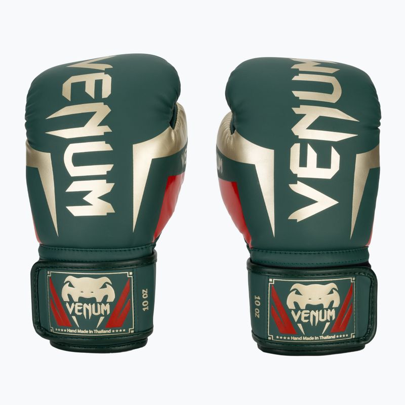 Venum Elite grün Boxhandschuhe 2
