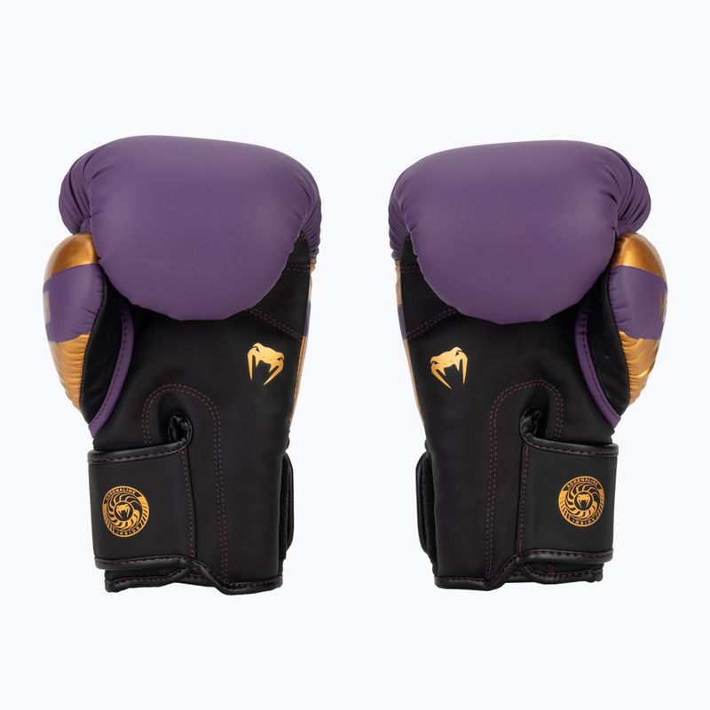 Venum Elite dunkel lila Boxhandschuhe 3