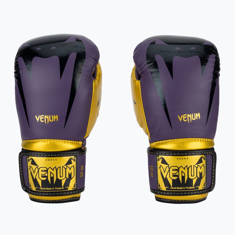 Venum Giant 3.0 dunkel lila/gold Boxhandschuhe 2