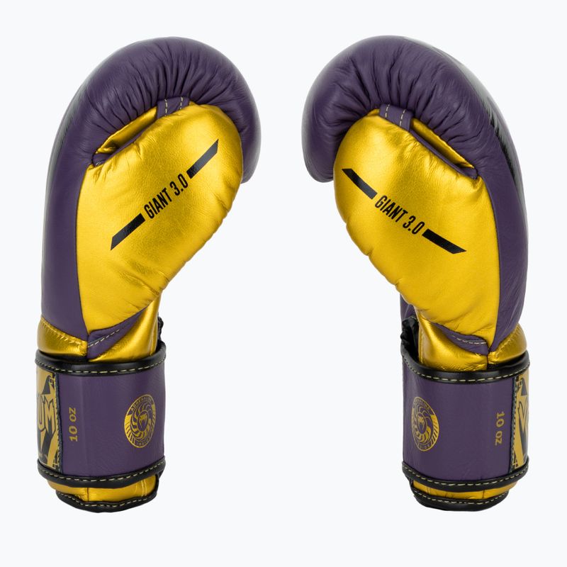 Venum Giant 3.0 dunkel lila/gold Boxhandschuhe 4
