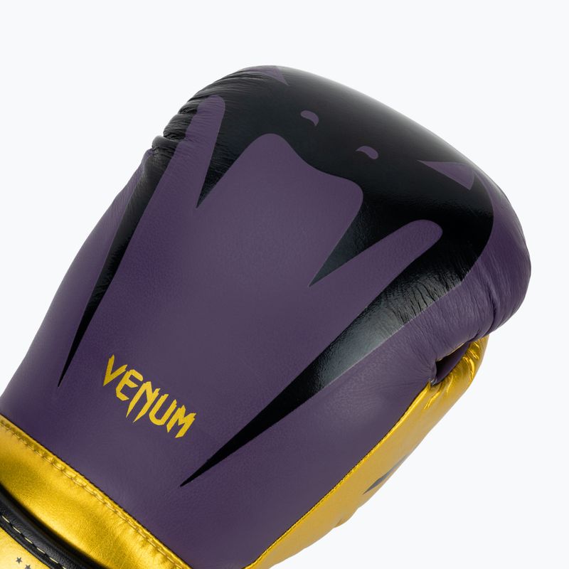 Venum Giant 3.0 dunkel lila/gold Boxhandschuhe 5