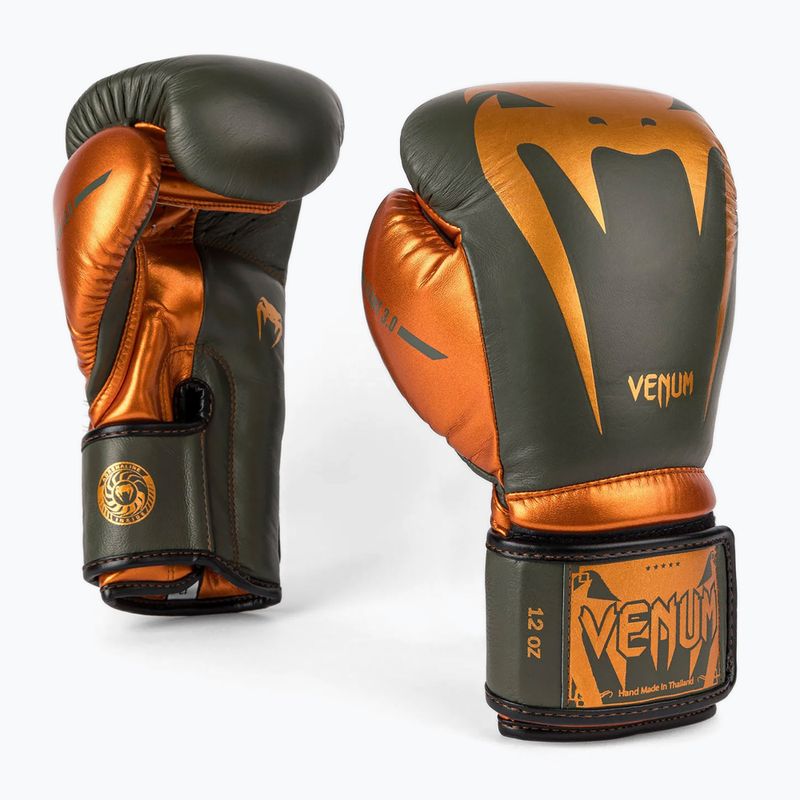 Venum Giant 3.0 khaki/bronze Boxhandschuhe 2