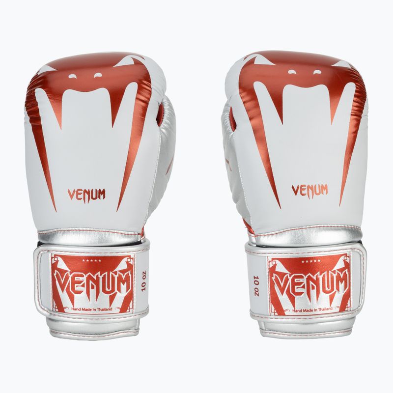 Venum Giant 3.0 rot/silberne Boxhandschuhe 2