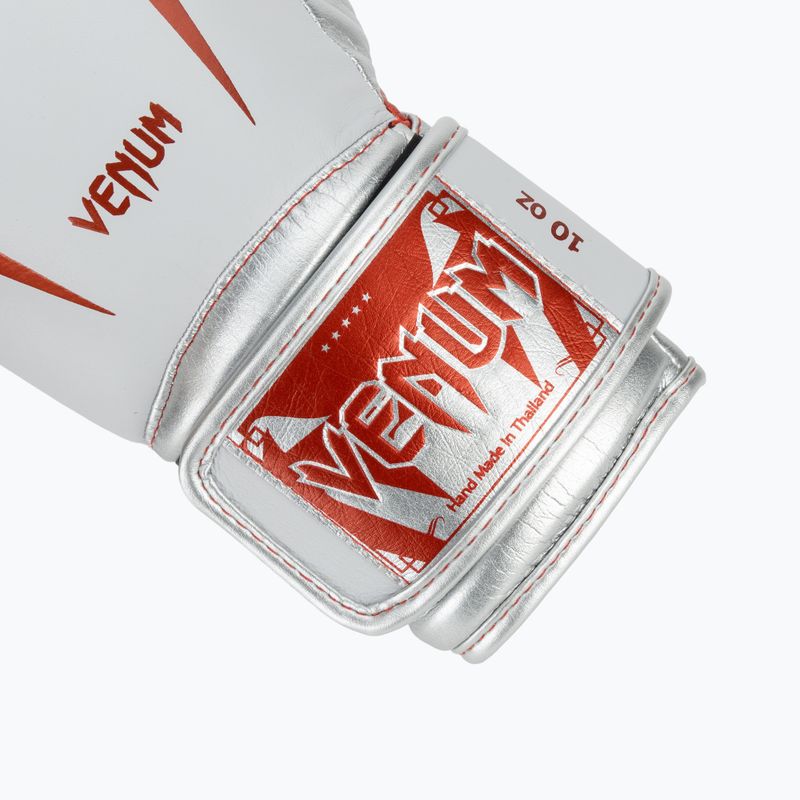Venum Giant 3.0 rot/silberne Boxhandschuhe 6