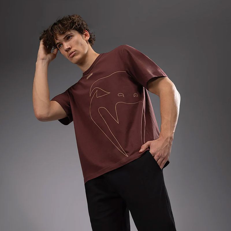 Herren Venum Giant Connect T-Shirt schokoladenbraun 3