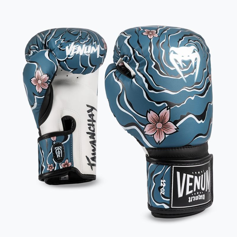 Boxhandschuhe Venum X Tawanchay blue/white 2