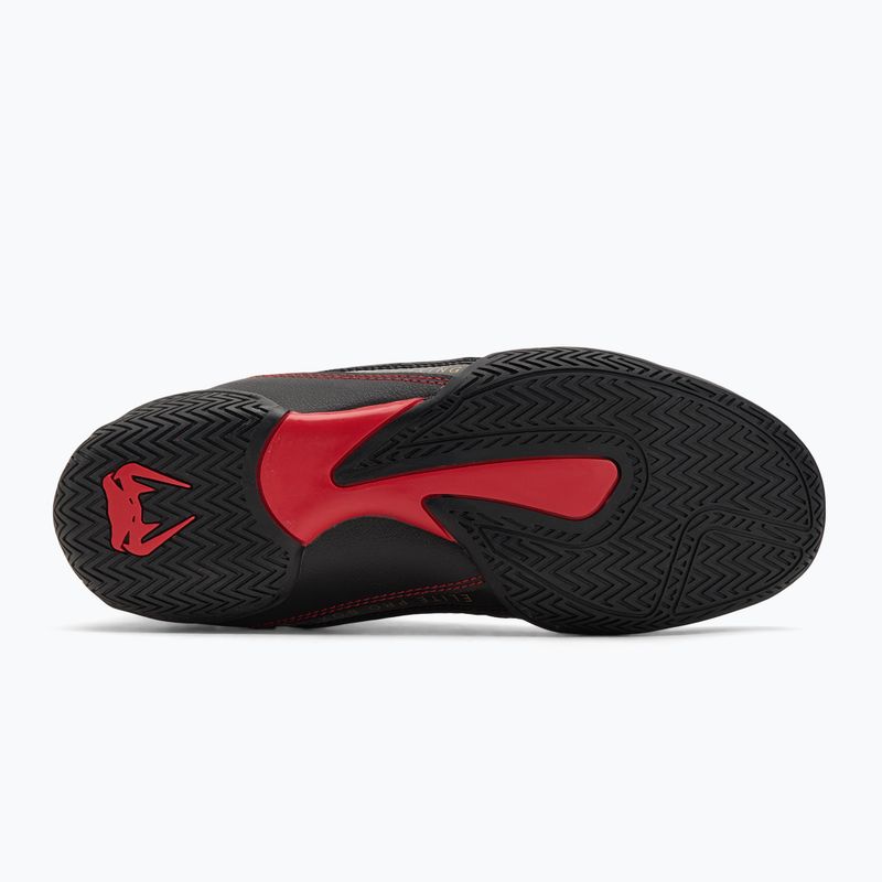 Venum Elite Boxing Schuhe stom grau/goldenen Logo 4