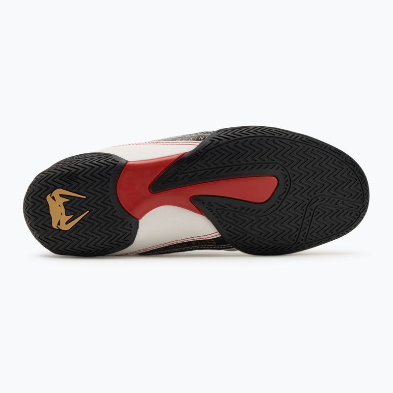 Venum Elite Boxing Stiefel Eis/Gold Logo 4