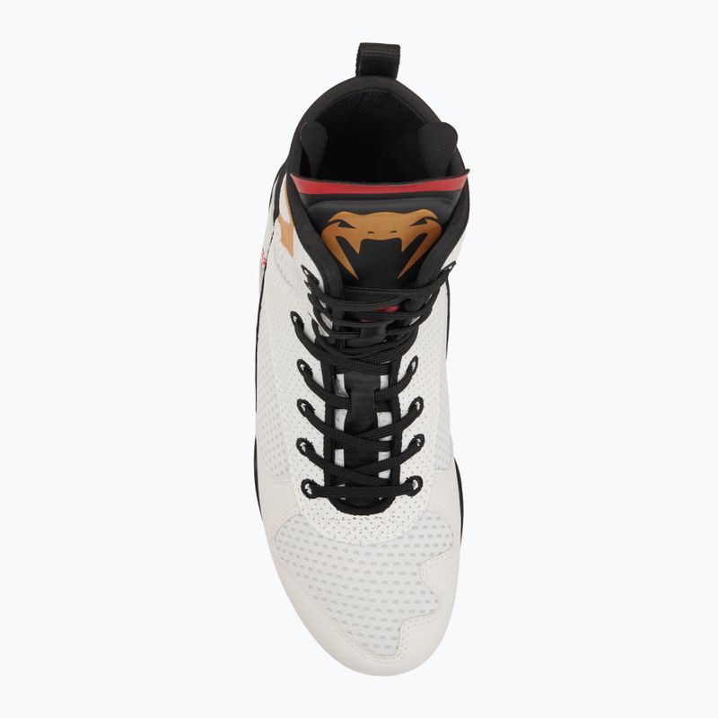 Venum Elite Boxing Stiefel Eis/Gold Logo 5