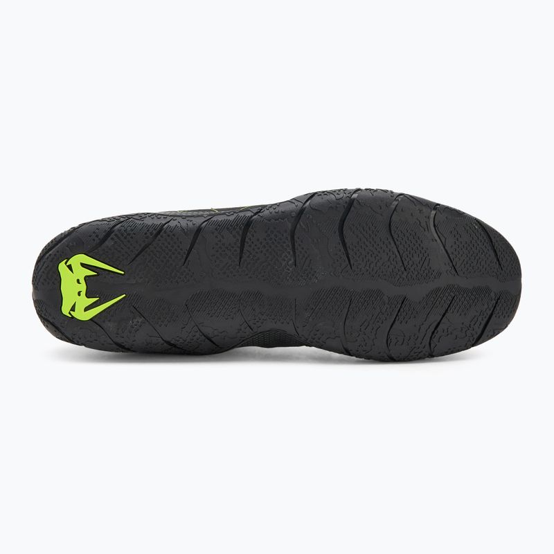 Venum Training Camp 4.0 Wrestling Boxstiefel schwarz/neo grün 4