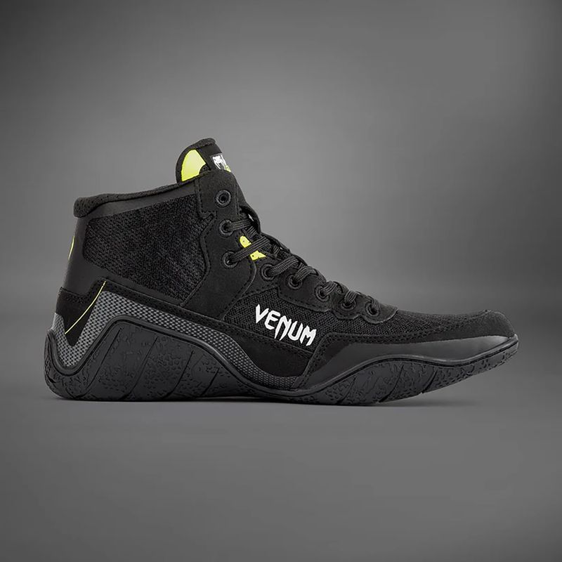 Venum Training Camp 4.0 Wrestling Boxstiefel schwarz/neo grün 4