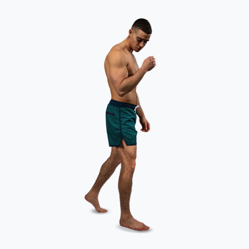 Herren Trainingsshorts Venum Echo Board tiefes Ozeanblau/smaragdgrün 5