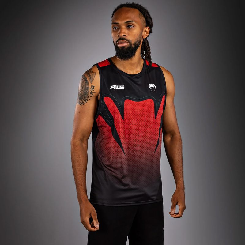 Herren Tanktop Venum x RWS 2.0 Dry-Tech Tank Top black/red 3