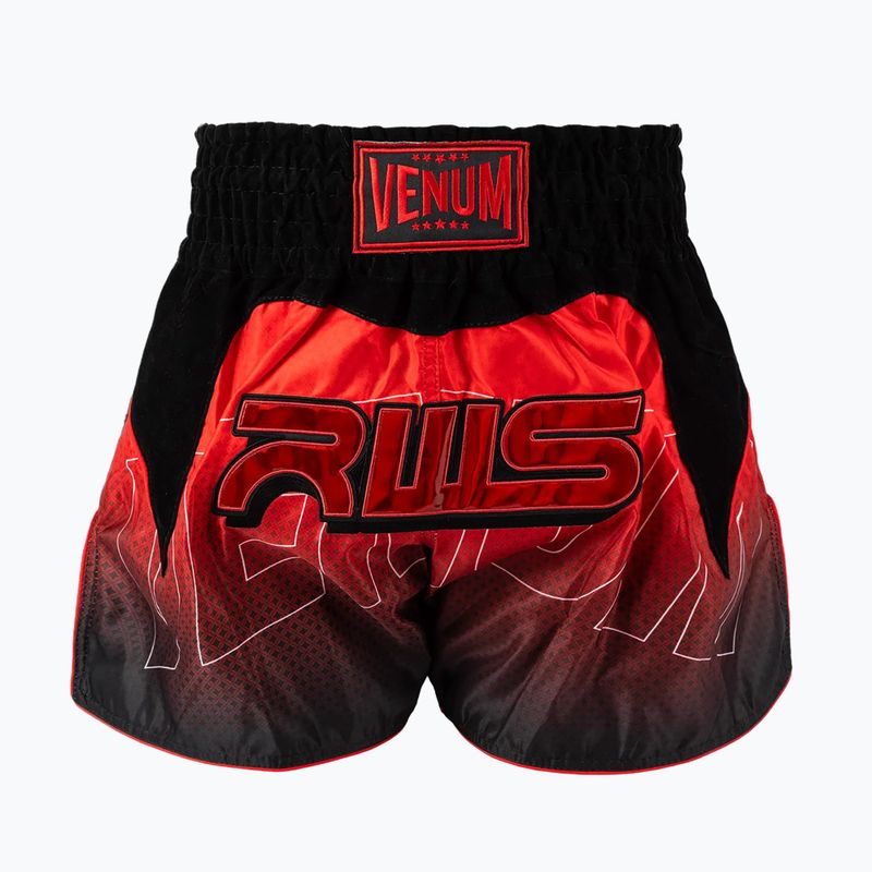 Herren-Trainingsshorts Venum x RWS 2.0 Muay Thai black/red