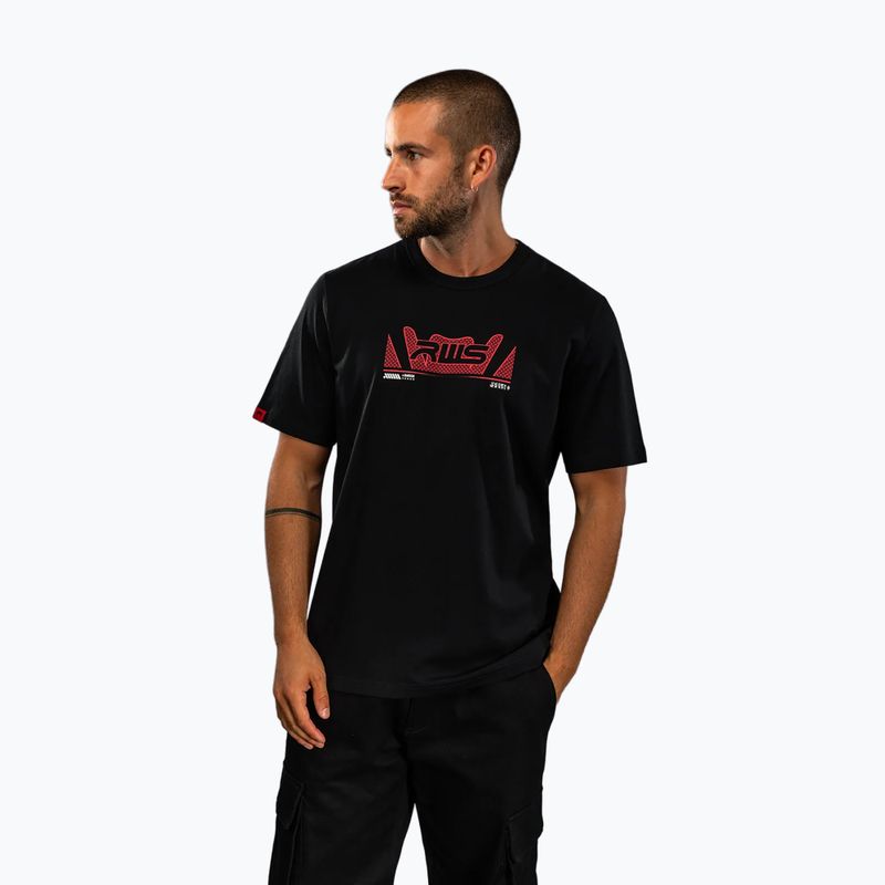 Herren-T-Shirt Venum x RWS 2.0 black/red