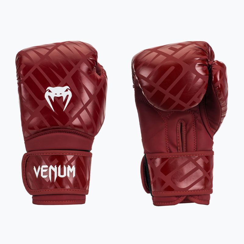 Boxhandschuhe Venum Contender 1.5XT Boxing glänzendes Burgunderrot