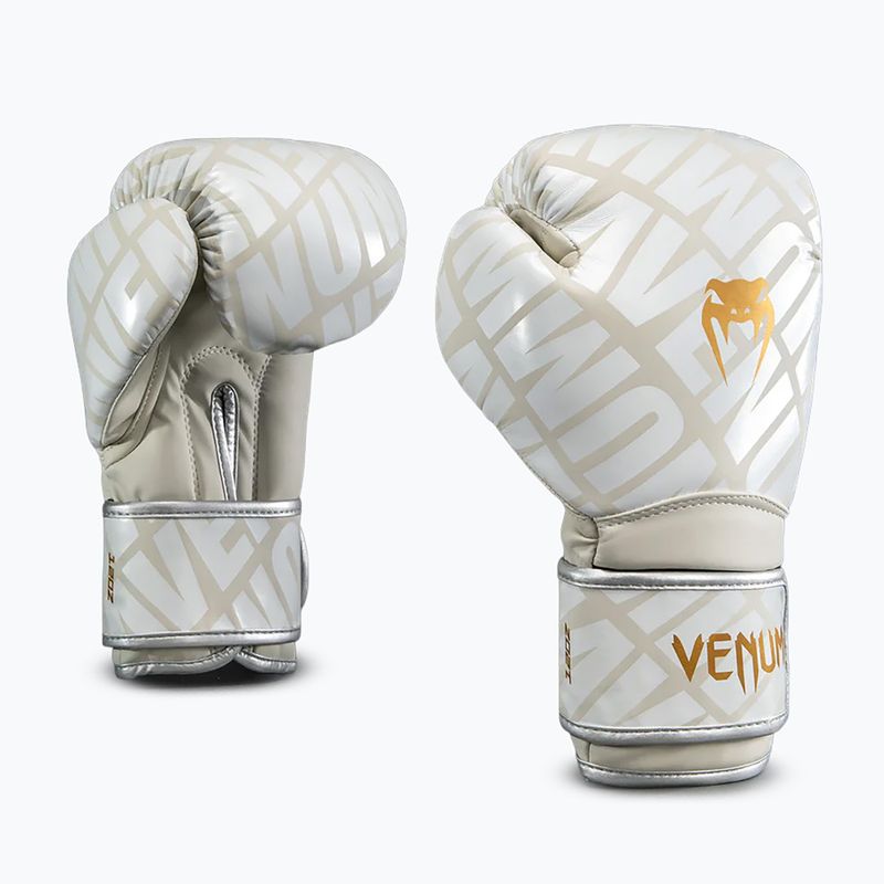 Boxhandschuhe Venum Contender 1.5XT Boxing light beige/white cream 2