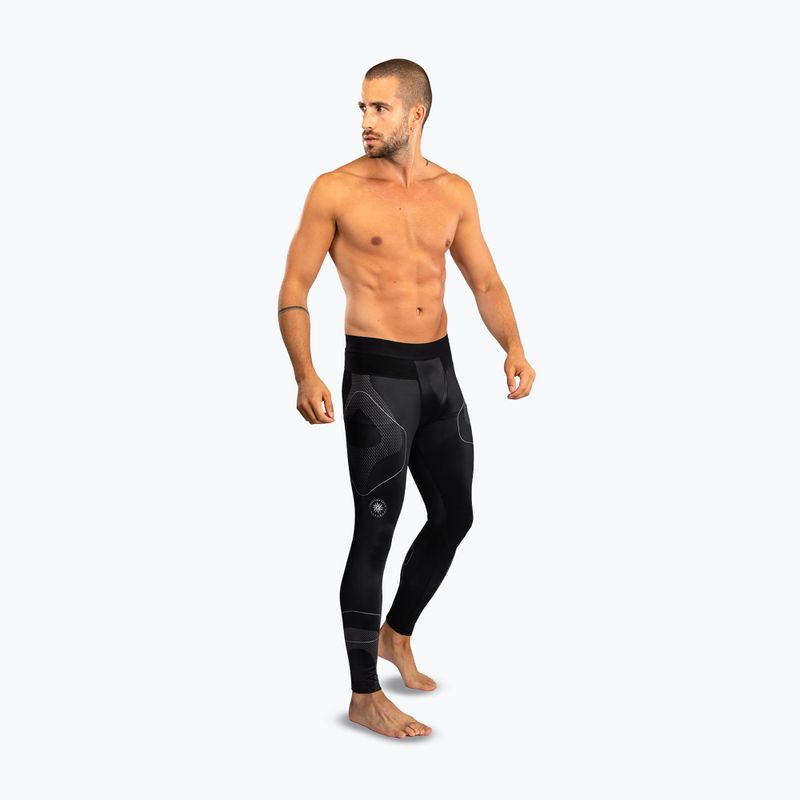 Herren Trainingsleggings Venum Nexus Spats black/silver 2