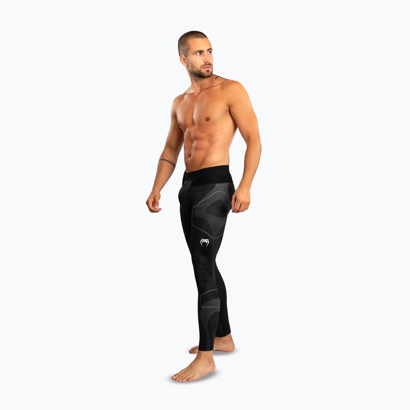 Herren Trainingsleggings Venum Nexus Spats black/silver 4