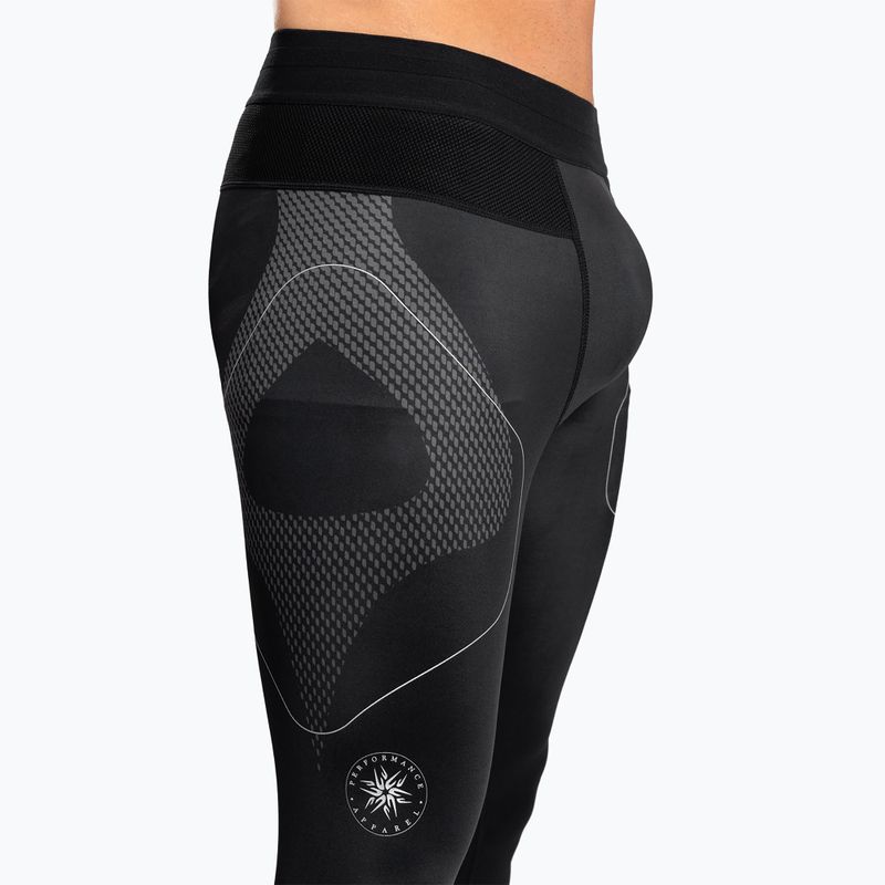 Herren Trainingsleggings Venum Nexus Spats black/silver 5